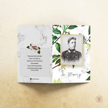 Folded Card | Template [Nature-Artistic] 004