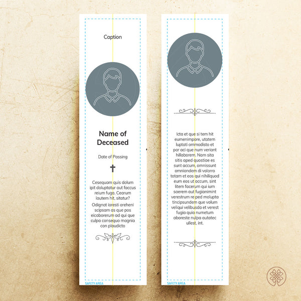Bookmark Card | Design from Scratch [Premade Layout] 002