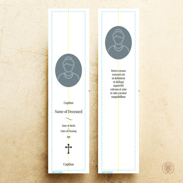 Bookmark Card | Design from Scratch [Premade Layout] 003