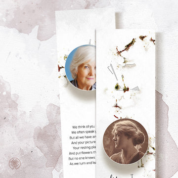 Bookmark Card | Template [Nature-Artistic] 008