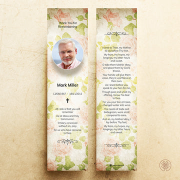 Bookmark Card | Template [Nature-Contemporary] 001