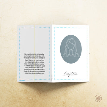 Folded Card | Design from Scratch [Premade Layout] 001