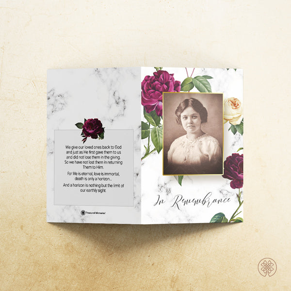 Folded Card | Template [Nature-Artistic] 001