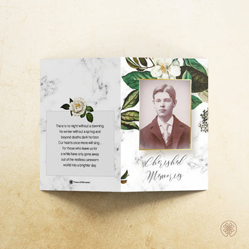 Folded Card | Template [Nature-Artistic] 002