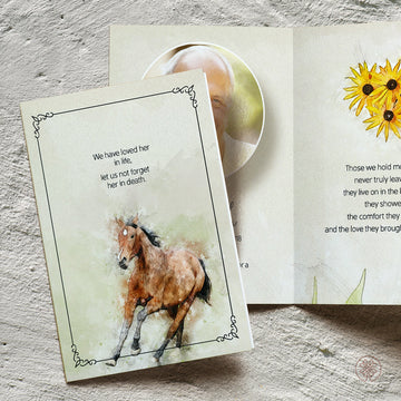 Folded Card | Template [Nature-Artistic] 007