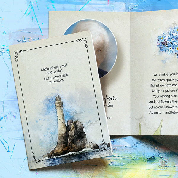 Folded Card | Template [Nature-Artistic] 008