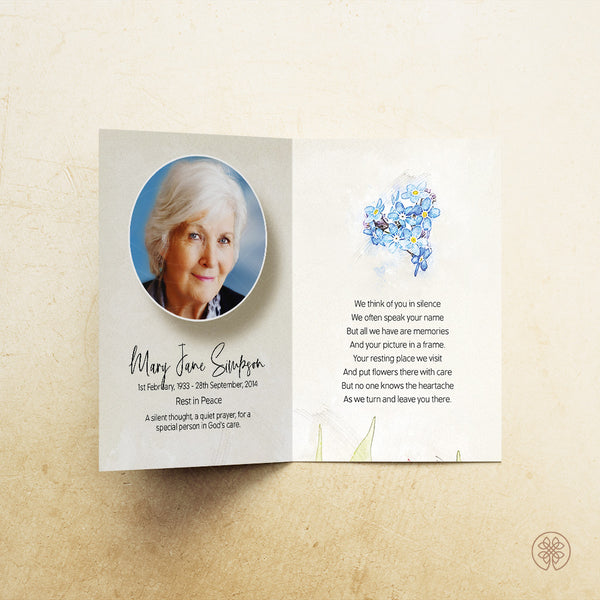 Folded Card | Template [Nature-Artistic] 008
