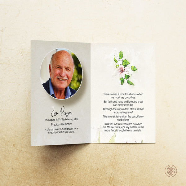 Folded Card | Template [Nature-Artistic] 009