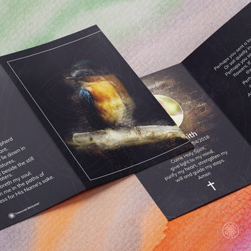 Folded Card | Template [Nature-Contemporary] 002