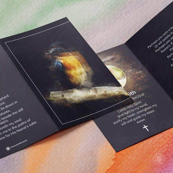 Folded Card | Template [Nature-Contemporary] 002