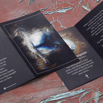 Folded Card | Template [Nature-Contemporary] 003