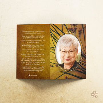 Folded Card | Template [Nature-Contemporary] 006