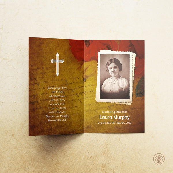 Folded Card | Template [Nature-Contemporary] 006