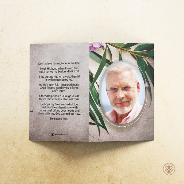 Folded Card | Template [Nature-Contemporary] 010