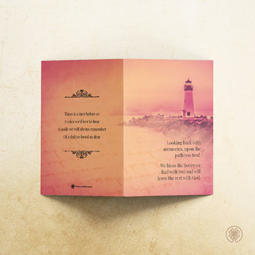 Folded Card | Template [Nature-Traditional] 001