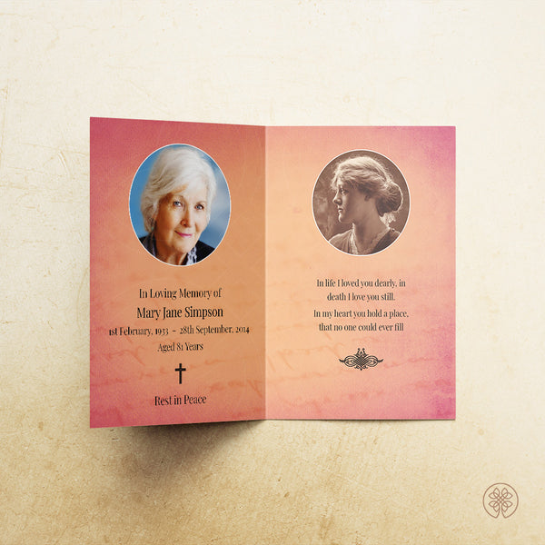 Folded Card | Template [Nature-Traditional] 001