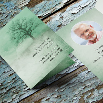 Folded Card | Template [Nature-Traditional] 005
