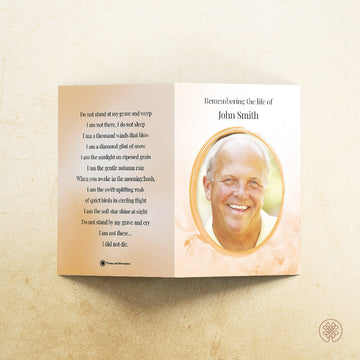 Folded Card | Template [Nature-Traditional] 009