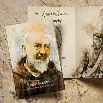 Folded Card | Template [Religious-Artistic] 001