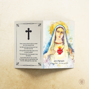 Folded Card | Template [Religious-Artistic] 002