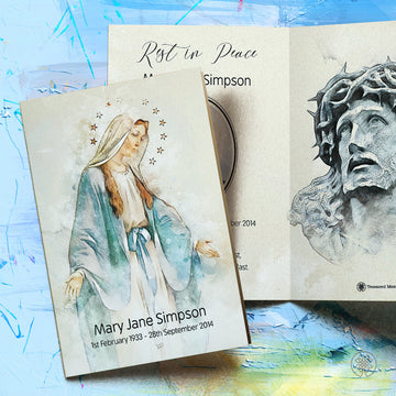Folded Card | Template [Religious-Artistic] 003