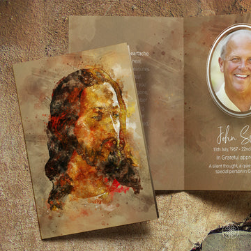 Folded Card | Template [Religious-Artistic] 007