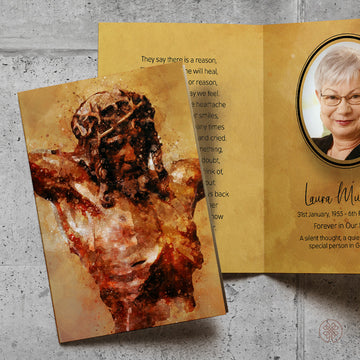 Folded Card | Template [Religious-Artistic] 010