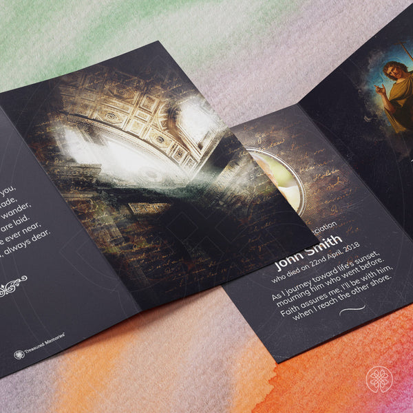 Folded Card | Template [Religious-Contemporary] 009