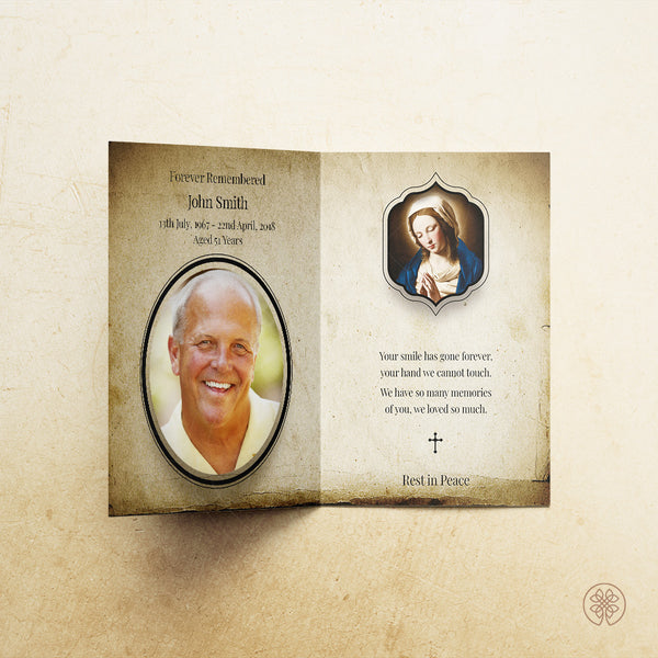 Folded Card | Template [Religious-Traditional] 004
