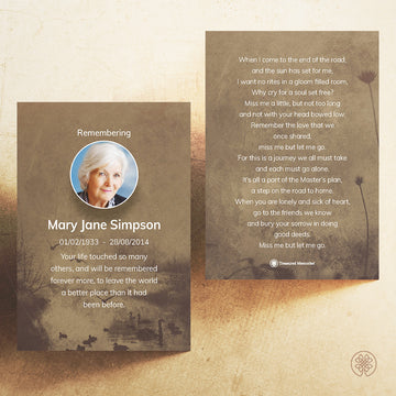 Single Card | Template [Nature-Contemporary] 003