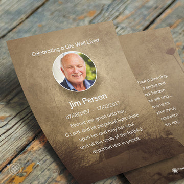 Single Card | Template [Nature-Contemporary] 004