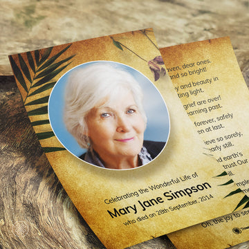 Single Card | Template [Nature-Contemporary] 008