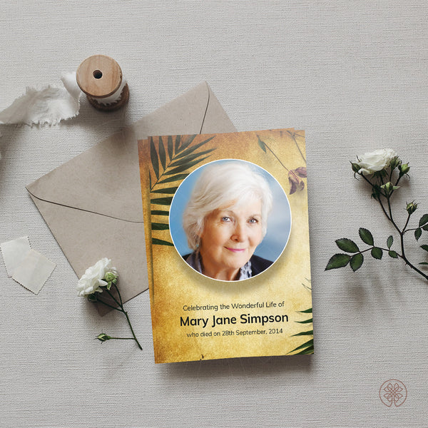 Single Card | Template [Nature-Contemporary] 008